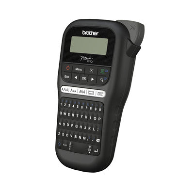 Brother Ptouch PTH110BK Label Maker Durable - Black -   - Inkplus