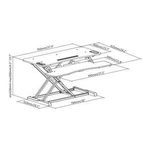 Digitus Ergonomic Workspace Riser Sit/Stand -   - Inkplus